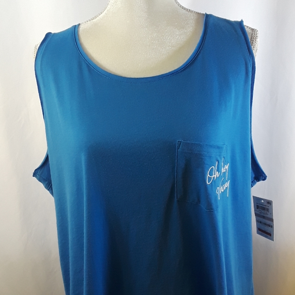 Jenni Plus Size Peekaboo-Back Sleepshirt - Picture 3 of 6